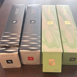 Nespresso Vertuo Pods Sweet Vanilla and Pistachio Vanilla (double espresso)